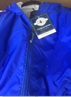 Blue West Islip Jacket by Charles River