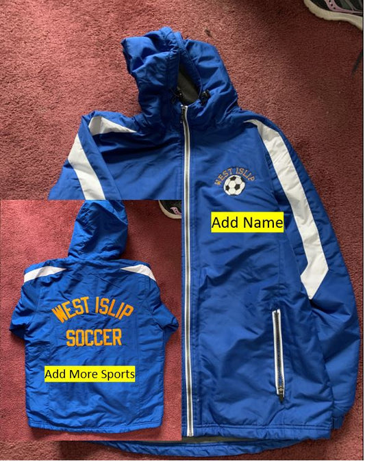 Holloway Hooded Charger Jacket with Full Zip - Adult ONLY!!!